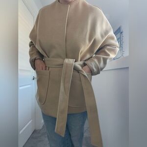 H&M Tan Belted Jacket